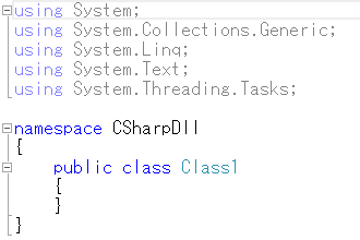 C#ライブラリ(DLL)の作成方法