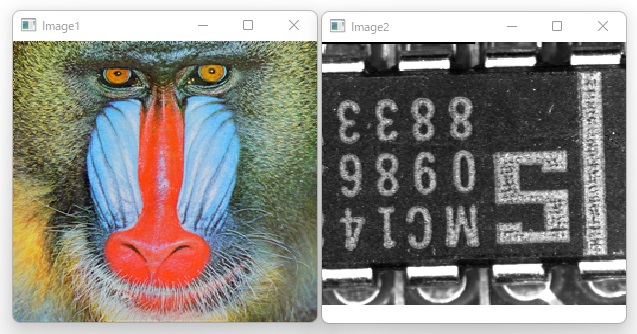 OpenCV-Python 画像ファイルを開く　画像の表示